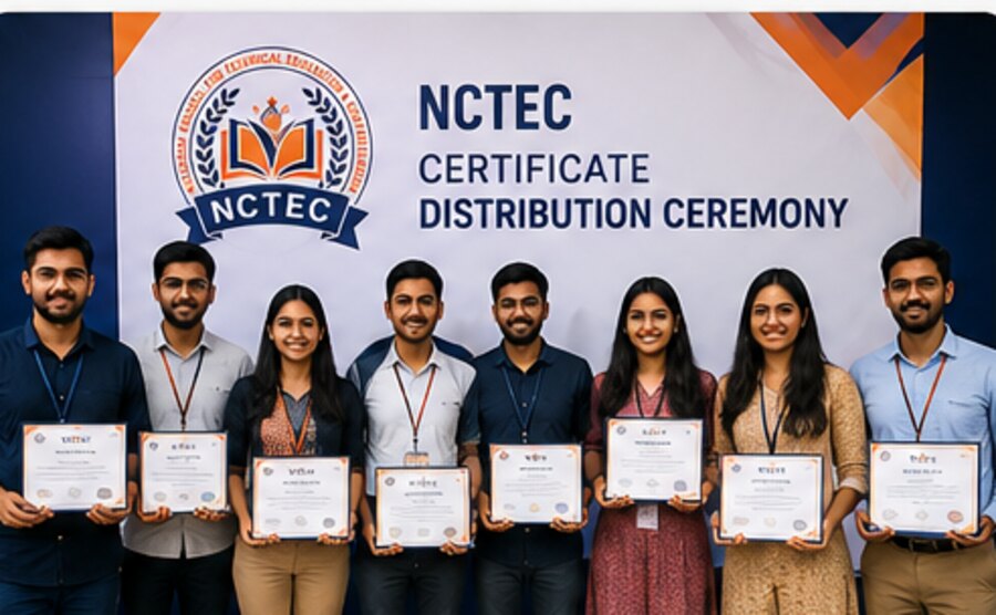 NCTEC certificate distribution ceremony