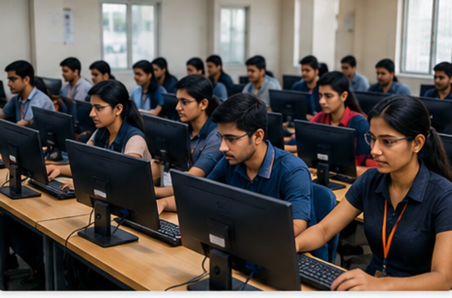 Students in an NCTEC computer lab classroom