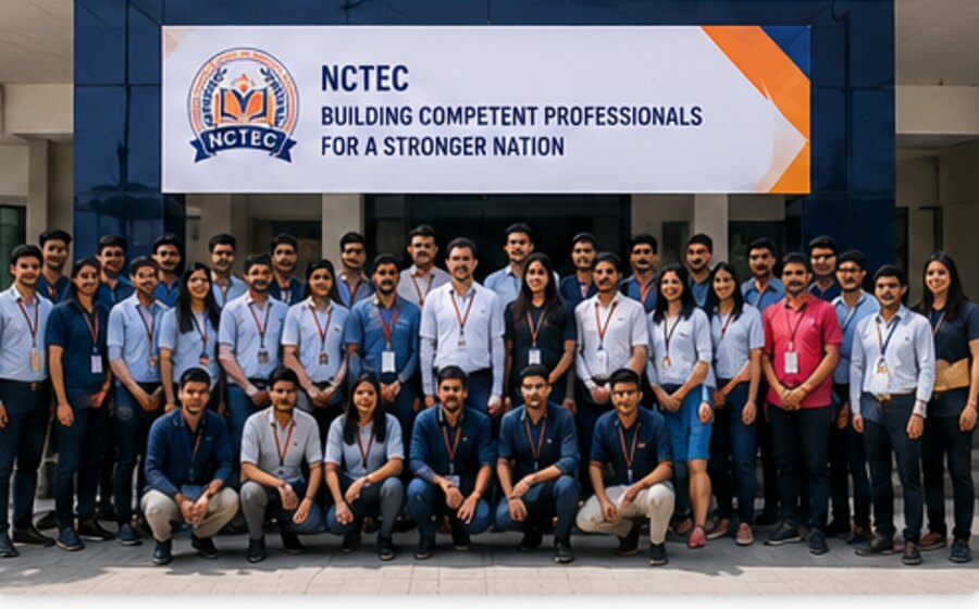 NCTEC students and staff at a certification event